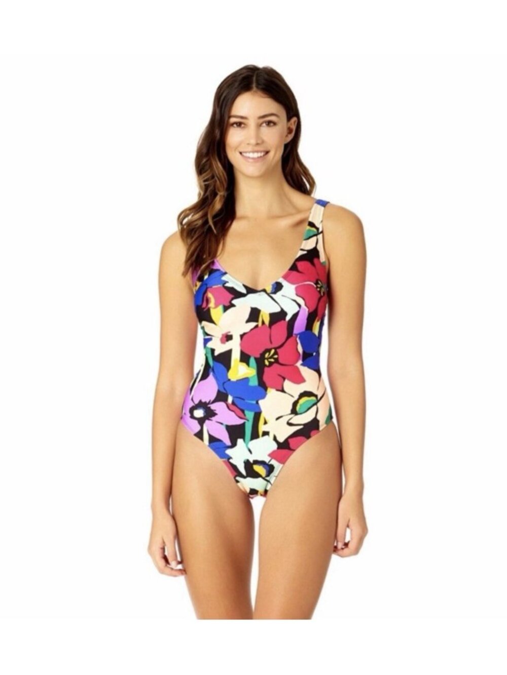 Coppersuit Womens Barbados Bloom Lace Up Compression One Piece Swimsuit Sz M NWT